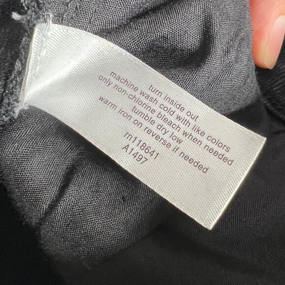 Lane Bryant Black Denim Rhinestone Embellished Jeans Plus Size 18 - Picture 4 of 12